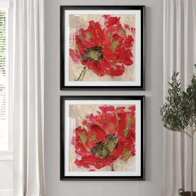 " Red Infusion I " 2 - Pieces