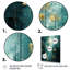 «Sudden Serenity Abstract Turquoise and Gold», reproduction sur toile-797883932-797883907