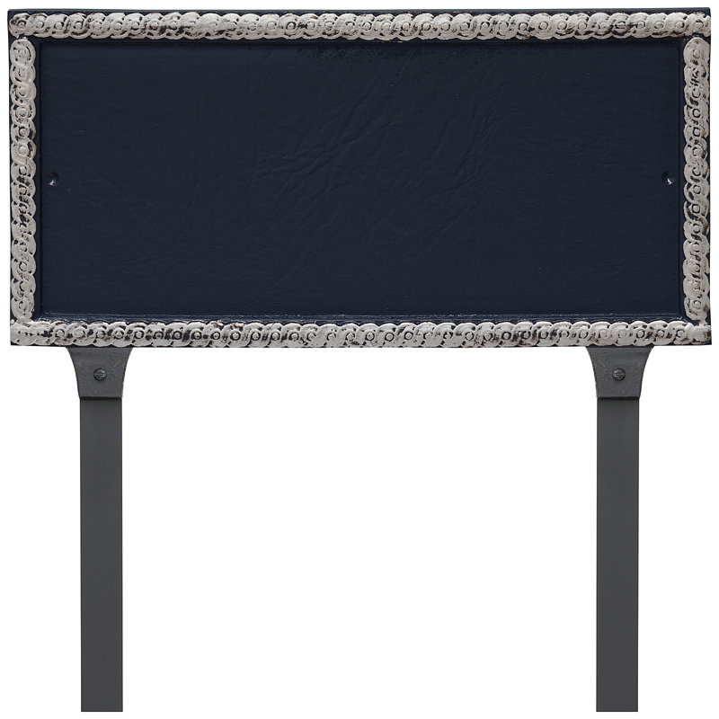 Plaque d'adresse rectangulaire Harrison, Oui, Marine / Argent