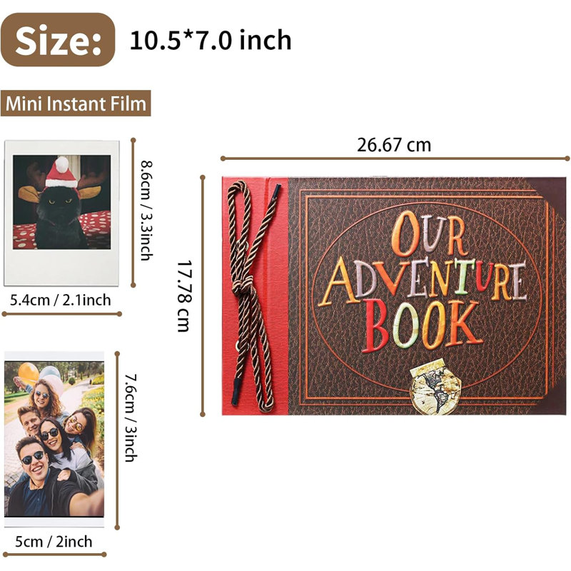 Album photo Scrapbook, notre livre d'aventures