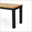 Banc d'extérieur en bois d'acacia Lindsey MP1 avec structure en métal, solution de siège de patio durable et élégante
