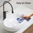 Oval Ceramic Vessel Sink - 18.1"×15" Shatterproof Bathroom Basin