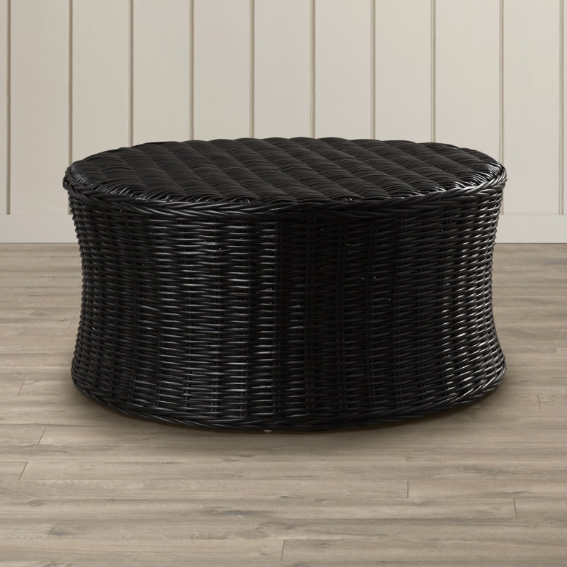 Paulsen Upholstered Ottoman, Black