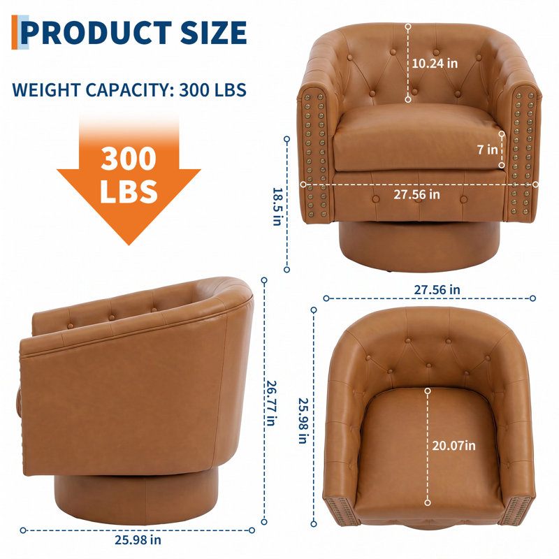 Outdoor Lounge Chair, Brown, Brown