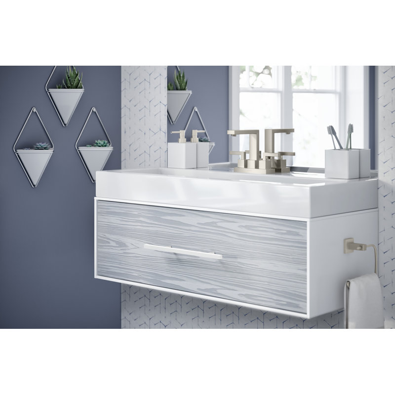 Anneau à serviettes mural Duro, Nickel satiné