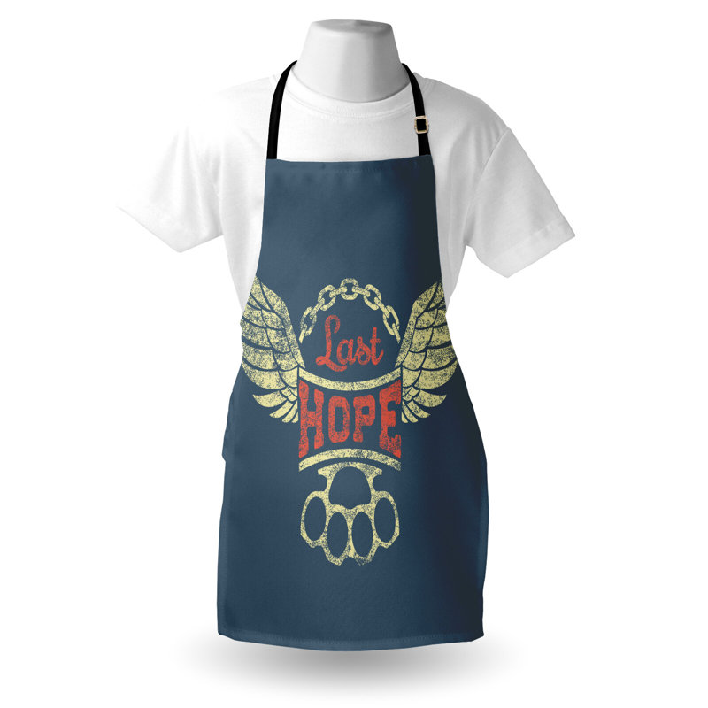 No Pattern Bib Apron