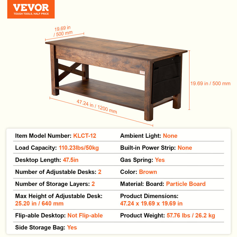 Lift Top Coffee Table