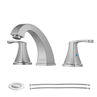 Widespread 2-handle Bathroom Faucet with Drain Assembly