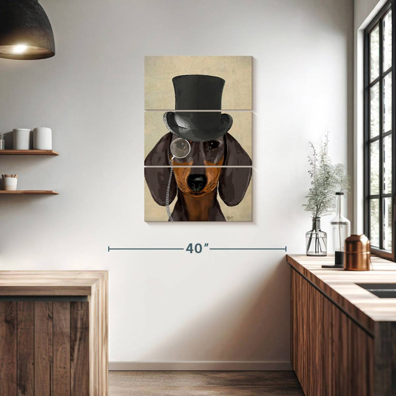 Chien et teckel Ketti, H 38 po x l 24 po