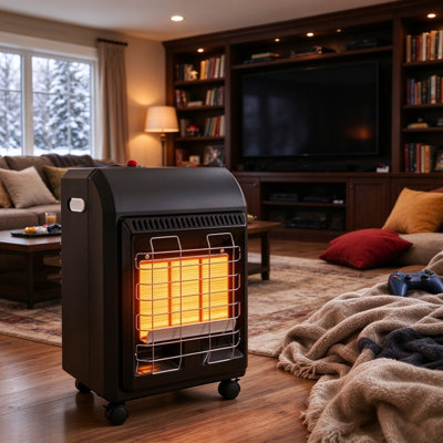 WEIYOUPIN 6000 BTU Propane Cabinet Space Heater