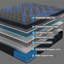 Matelas pour grand lit double hybride mi-ferme 9 po / 12 po avec lit en mousse viscoélastique imprégnée de gel dans une boîte-392782897-396564841