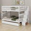 Lit superposé double au-dessus de double avec tiroirs Jayli Kids-1030103183