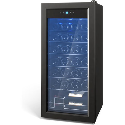 Wine Cooler Refrigerator, Compressor Beverage And Wine Refrigerator