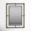 Samara Iron Flat Wall Mirror