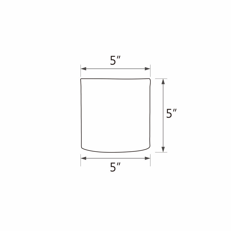 5'' H Linen Drum Lamp Shade