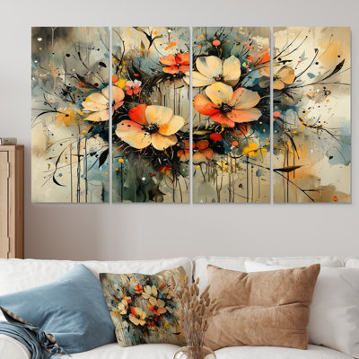 Bovill - Wreath Wall Art - Traditional Wall Art Set 4 Piece