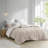 Premium Cotton Jacquard Bedding Sets, Blush Modern Comforter For Home