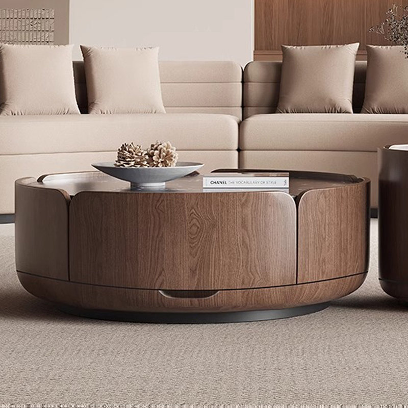Flower petal shape advanced creative tea table, 11.81" H x 35.43" L x 35.43" W