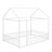 Full Size Metal House-Style Bed Frame-121384818