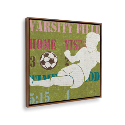 Reproduction d'art sur toile, tableau de pointage de soccer féminin par Michael Mullan
