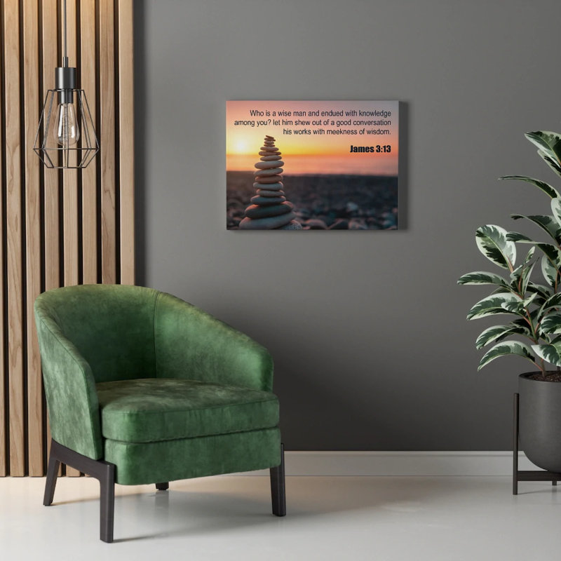 Wise Man - Wrapped Canvas Print, 30cm H x 41cm W