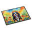 Bernese Mountain Dog Hippie Dawg Doormat-1203936908