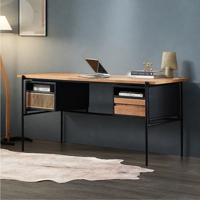 Bureau moderne de style minimaliste aux couleurs modernes