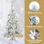 Artificial Hinged Christmas Tree with 300 LEDs PVC-927996979-927996977