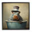 Reproduction de cadre photo sur toile Hippo Rustic Tub-97319455-97319459