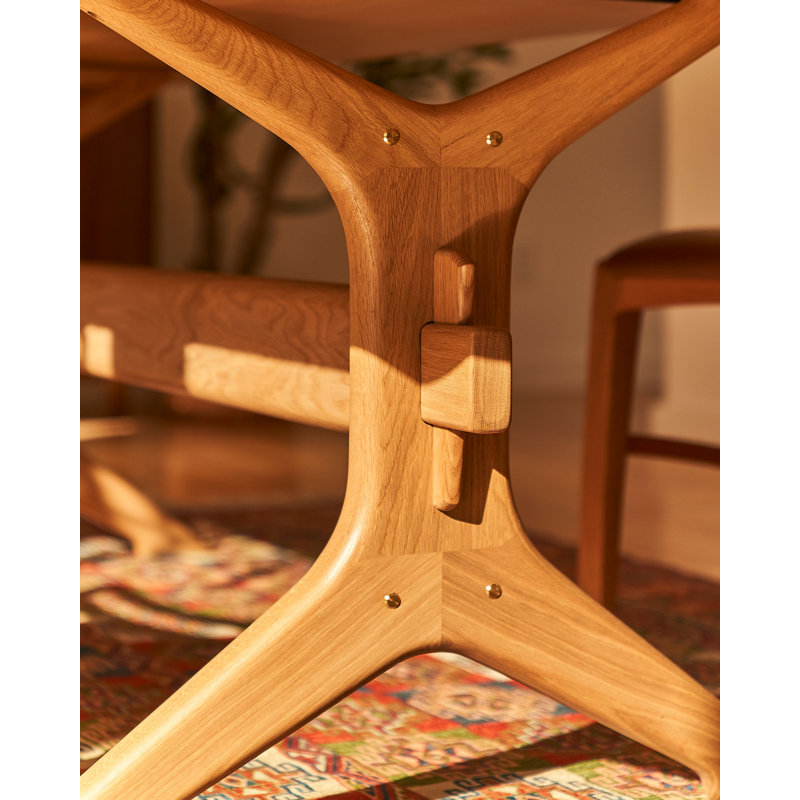 Osage 90" Dining Table, White Oak