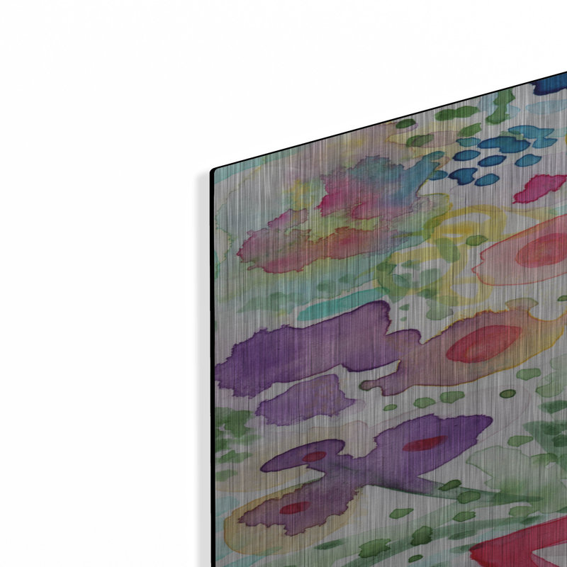 "Vase rouge de fleurs" par Linda Woods, H 36 po x l 24 po