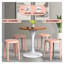 Tabouret rond en plastique empilable Alysoun-809252014