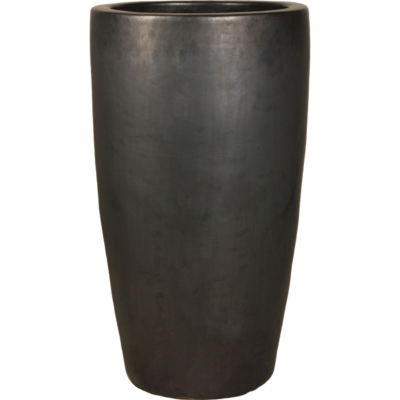 21 po. Vase Calypso - Gris anthracite