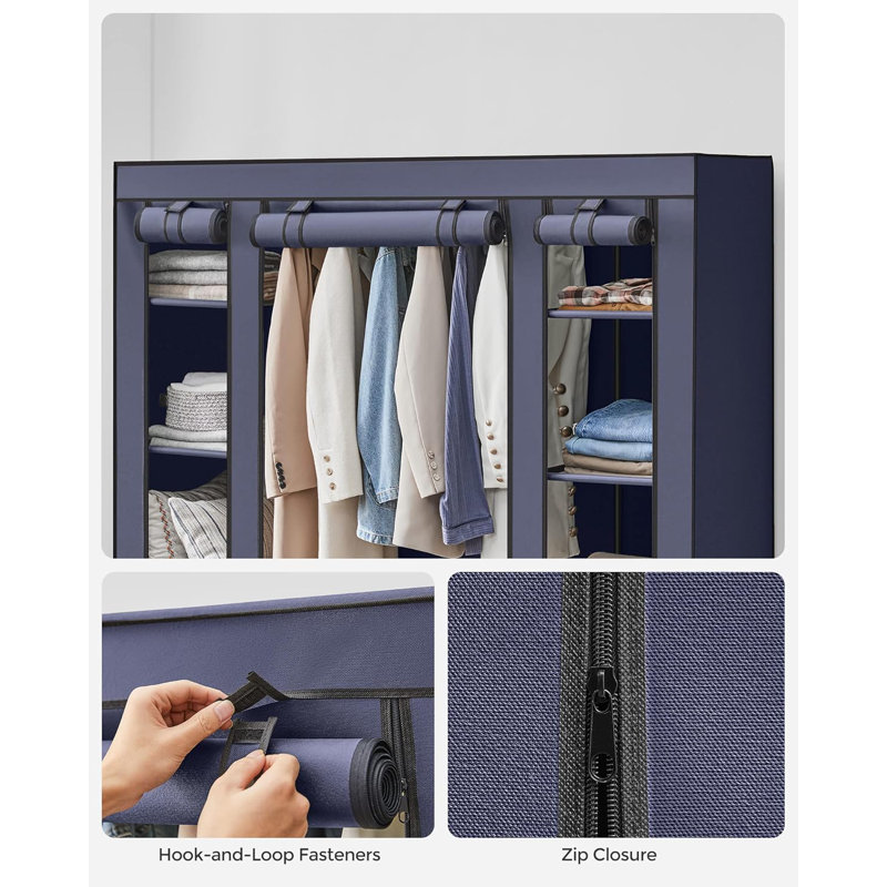Guo 150cm Portable Wardrobe