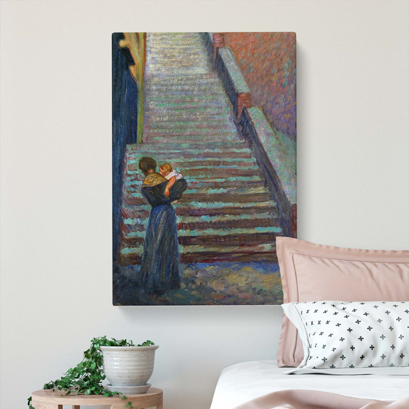 Around the Campidoglio by Fujishima Takeji - Wrapped Canvas, 50cm H x 35cm W x 3cm D