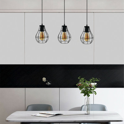 Ruffner 3 - Light Black Pendant