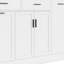 Buffet multifonctionnel avec rangement, poubelle et porte-épices à 3 niveaux-986945795