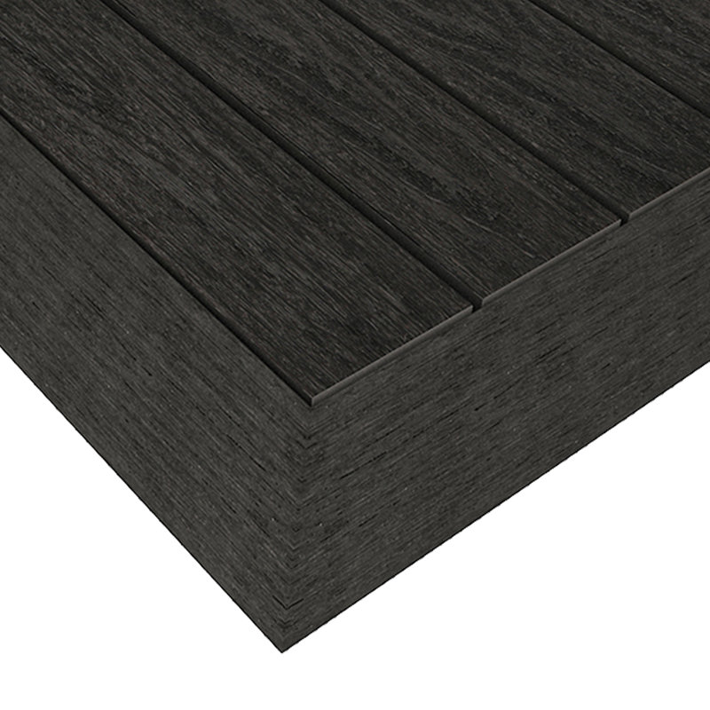 Carrelage de terrasse extérieur 2 po x 12 po 2 po x 2 po, Indian Ebony