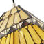 14cm H Glass Square Pendant Shade ( No Direct Attachment Method ) in Beige