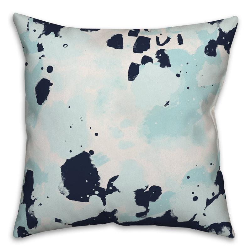  Abstract Throw Pillow, 16" x 16"