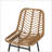 Sawtelle Outdoor Wicker Barstools (Set Of 2) With Durable Polyethylene Rattan And Iron Frame For Modern Patio Decor-2082426851