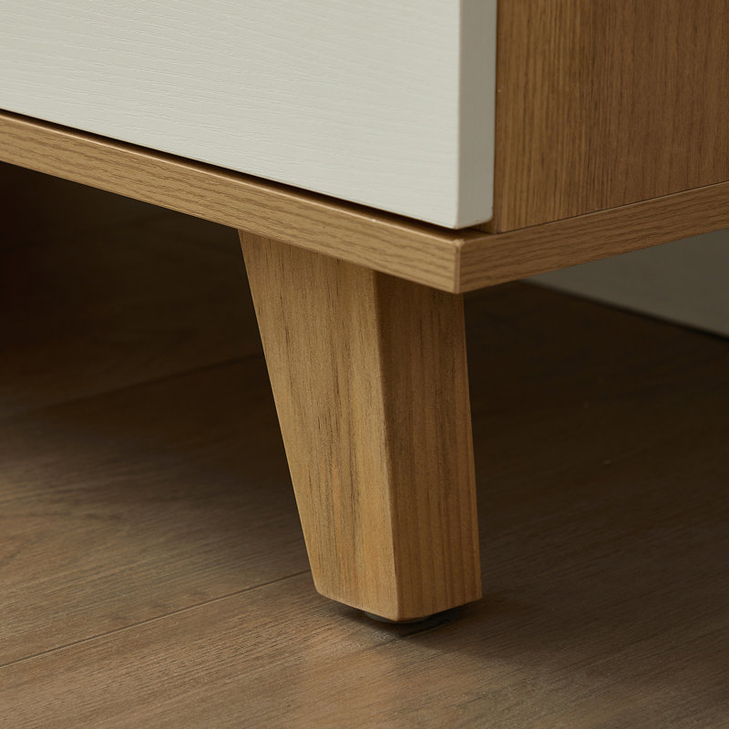 6 - Drawer Dresser  Buffet Server Console Table Storge Cabinet Solid Wood Handle Table Leg
