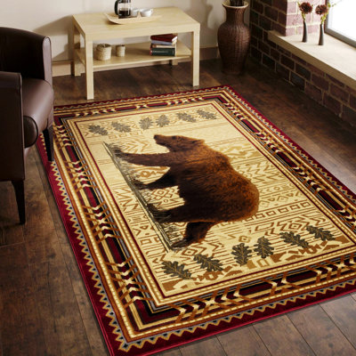 Tapis avec envers en jute
