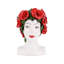 Sicilian Heads Hand Painted Terracotta Decorative Object