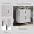 Bathroom Vanity With Ceramic Sink And Drawers-968095444