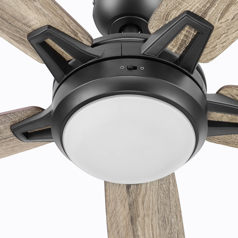 Lorelai 52'' Smart Home Ceiling Fan with LED Lights and Remote Included, Espresso Bronze
