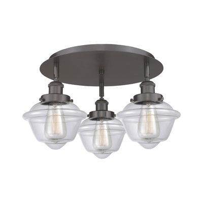 Grourke Glass Flush Mount