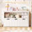 Bayze Bookcase with Removable Drawers, White-1057953800
