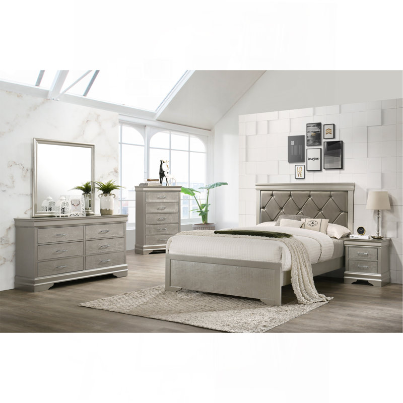 Amalia - Commode - Gol, Blanc