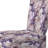 Purple Poppies Harmony - Upholstered Farmhouse Side Chair, Rustic Floral Accent Chair